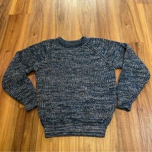 Mens Blue Knights of round table grandpa sweater size Medium 

100% Acrylic